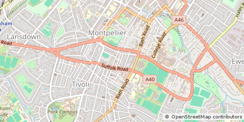 Map of Cheltenham