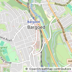 Map of Bargoed