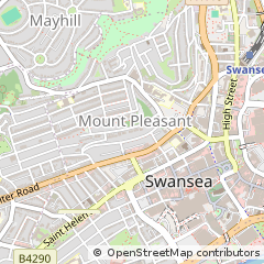 Map of Swansea
