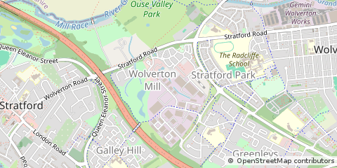 Map of Milton Keynes