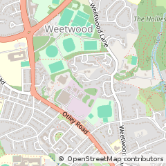 Map of Leeds, Yorkshire
