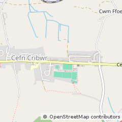 Map of Bridgend