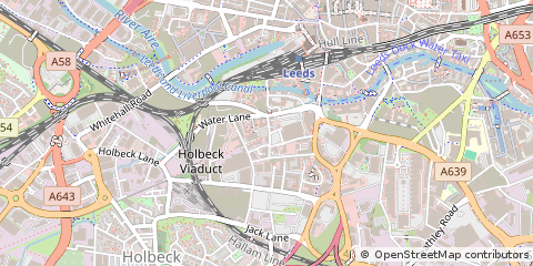 Map of Leeds