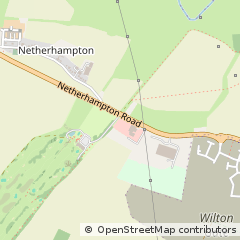 Map of Netherhampton, Salisbury, Wiltshire