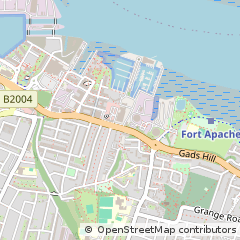 Map of Gillingham, Kent