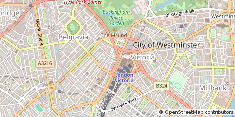 Map of London, Northamptonshire
