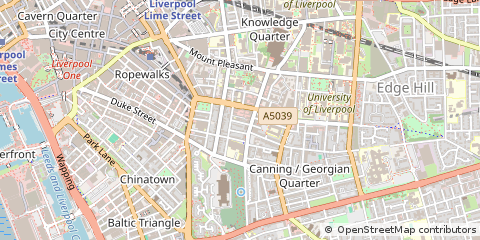 Map of Liverpool