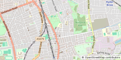 Map of Manchester