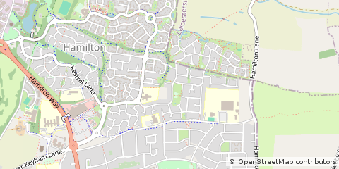 Map of Leicester