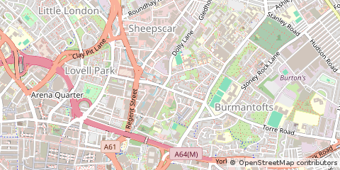 Map of Leeds