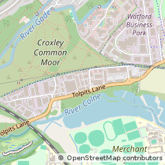 Map of Watford, Hertfordshire