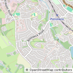 Map of Falmouth, Cornwall