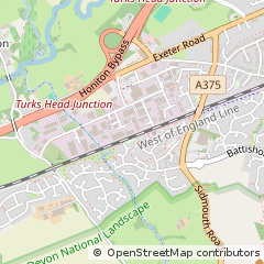 Map of Honiton