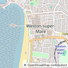 Map of Weston-Super-Mare