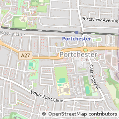 Map of Portchester, Hampshire