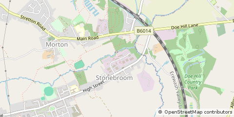 Map of Stonebroom, Derbyshire