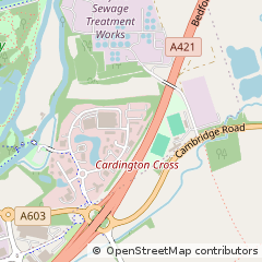 Map of Bedford, Bedfordshire