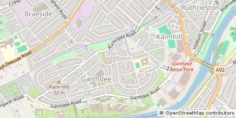 Map of Aberdeen