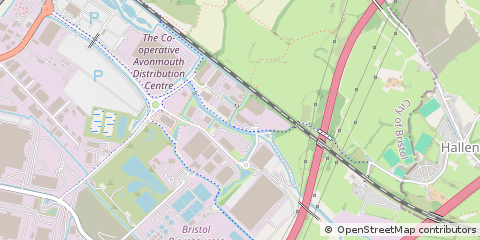 Map of Avonmouth, Bristol