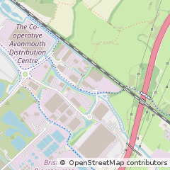Map of Avonmouth, Bristol