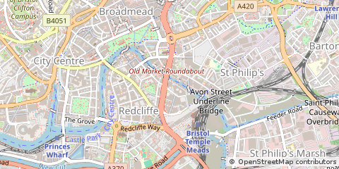 Map of Bristol, Wiltshire