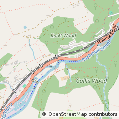 Map of Hebden Bridge, West Yorks