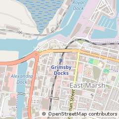 Map of Grimsby, North East Lincs