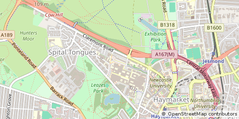 Map of Newcastle Upon Tyne