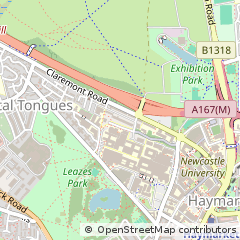 Map of Newcastle Upon Tyne