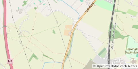Map of Westoning, Buckinghamshire