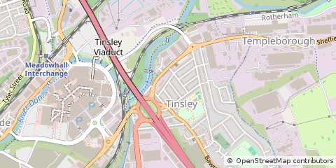 Map of Sheffield