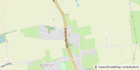 Map of Bulphan, Essex