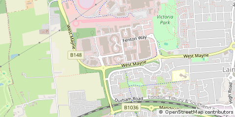 Map of Basildon