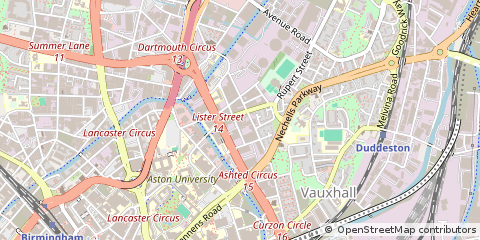 Map of Birmingham