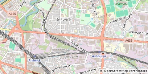 Map of Manchester