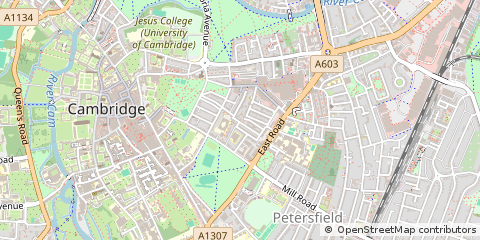 Map of Cambridge
