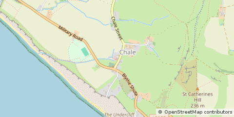 Map of Ventnor, Isle of Wight