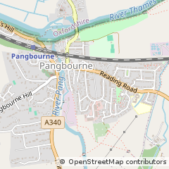 Map of Pangbourne, Berkshire