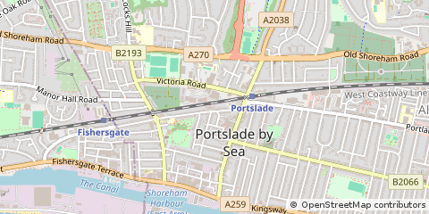 Map of Brighton, East Sussex