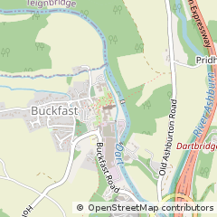Map of Buckfastleigh, Devon