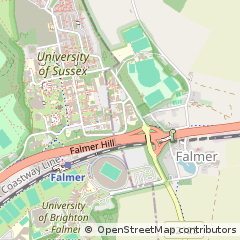 Map of Falmer, Brighton