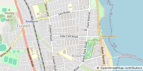 Map of Sunderland