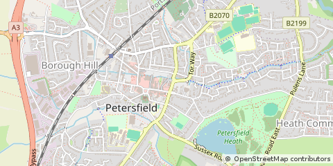 Map of Petersfield, Hampshire
