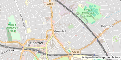 Map of Harrow