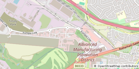 Map of Sheffield