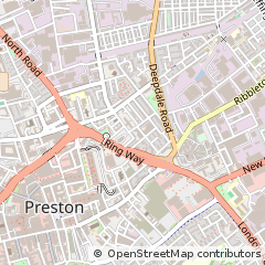 Map of Preston, Lancashire