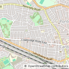 Map of Cardiff