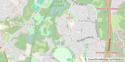 Map of Telford, Shropshire