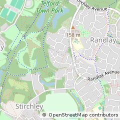 Map of Telford, Shropshire