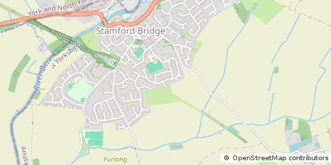 Map of York, North Yorkshire